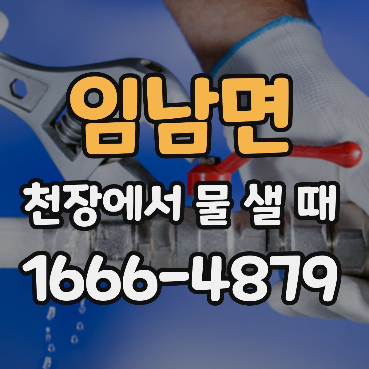임남면 천장에서 물 샐 때