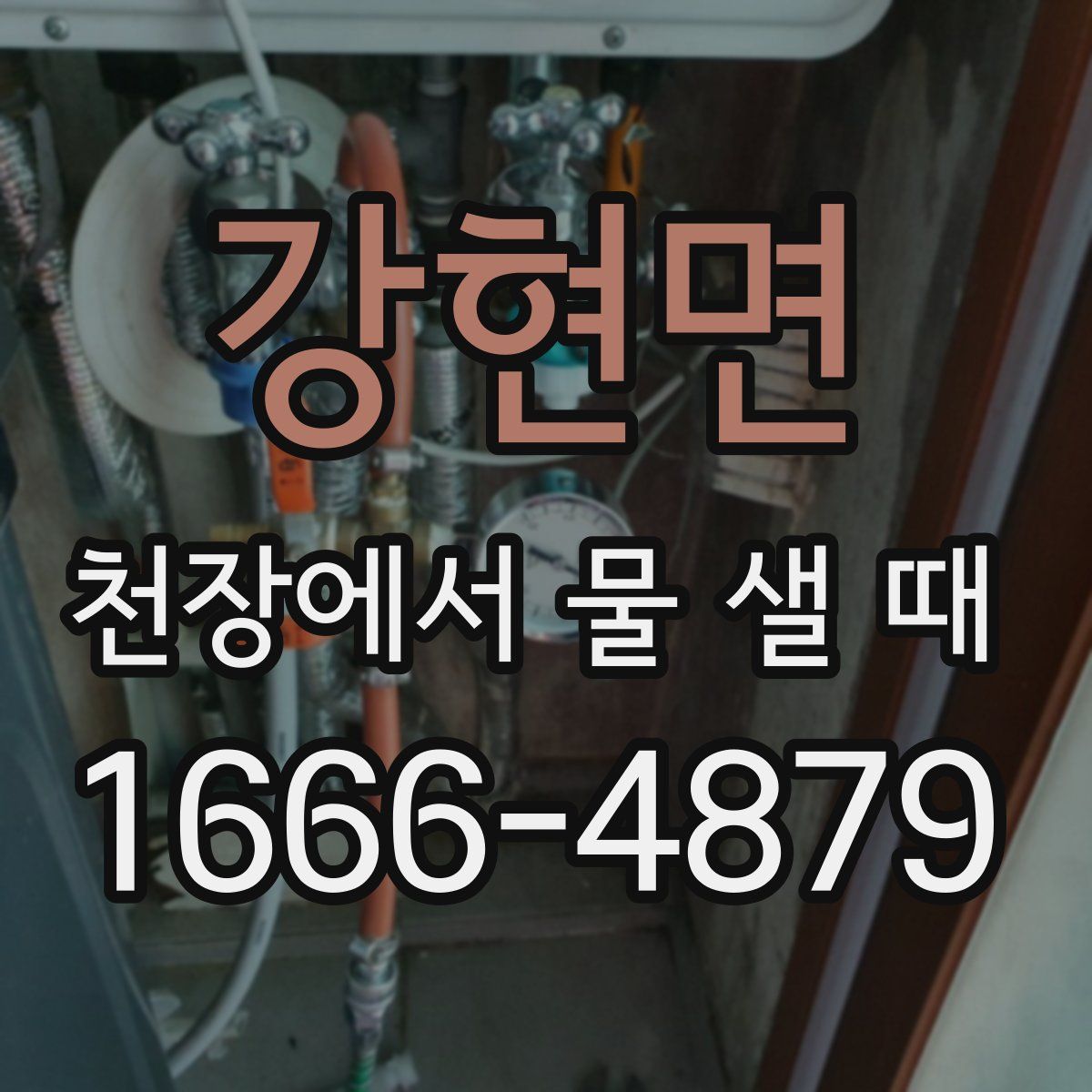 강현면 천장에서 물 샐 때