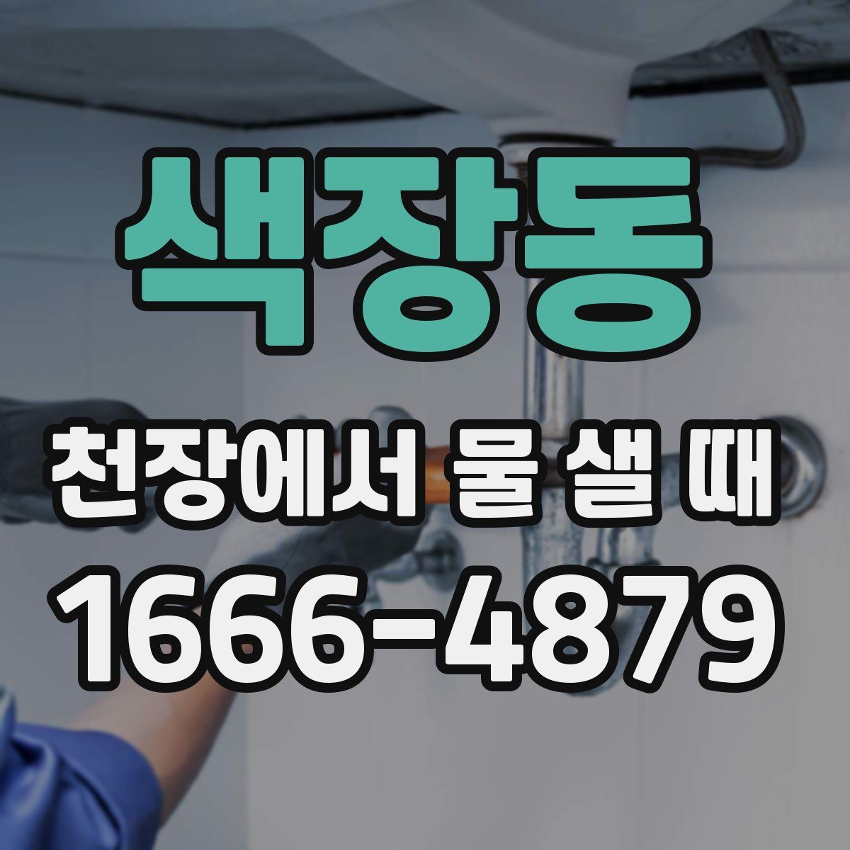 색장동 천장에서 물 샐 때