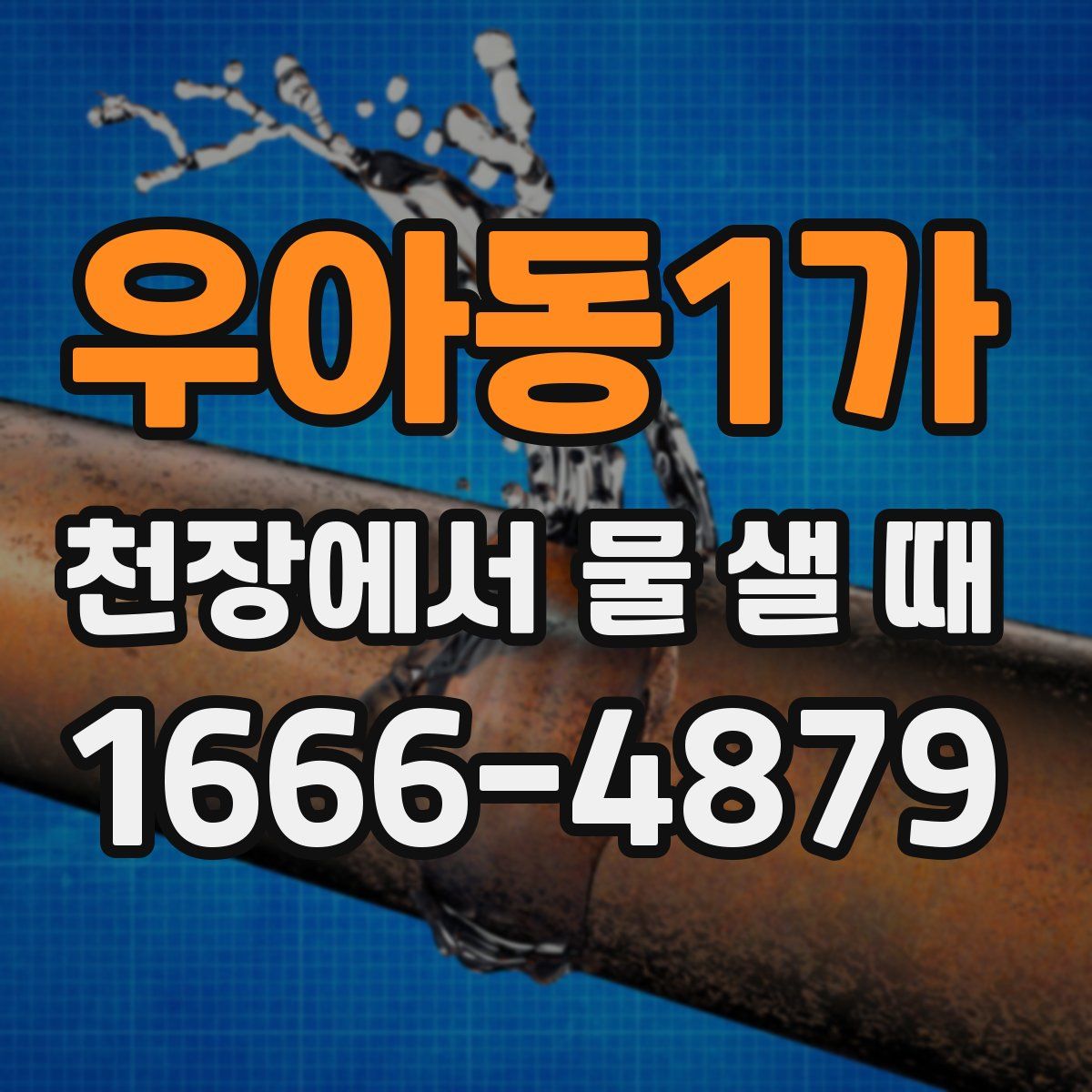우아동1가 천장에서 물 샐 때