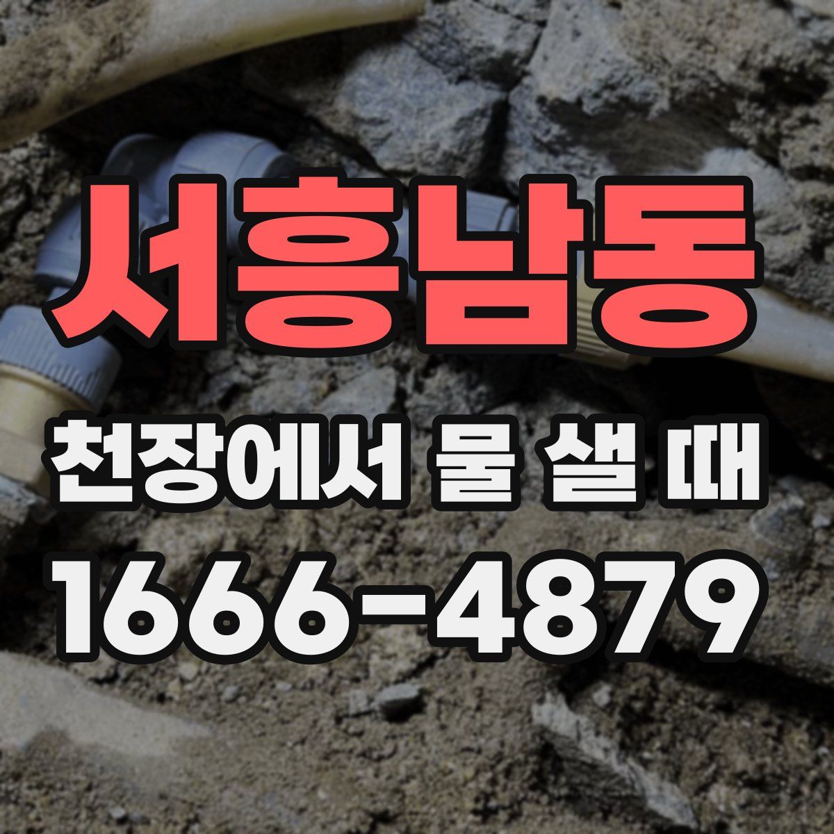 서흥남동 천장에서 물 샐 때