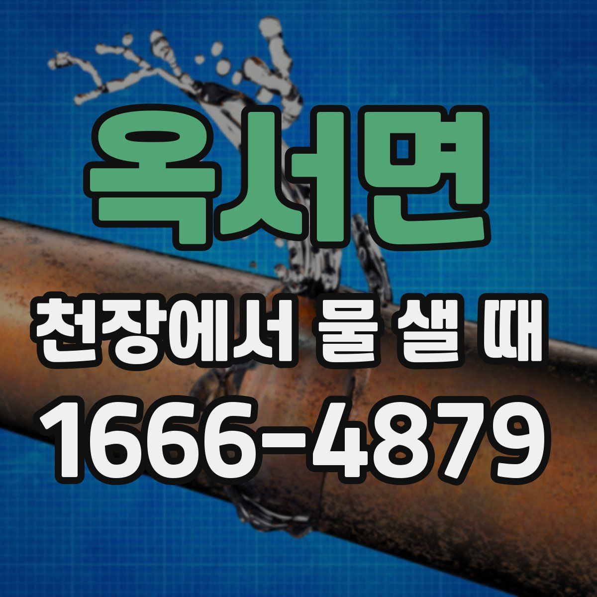 옥서면 천장에서 물 샐 때