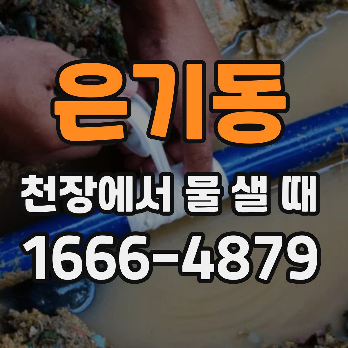 은기동 천장에서 물 샐 때