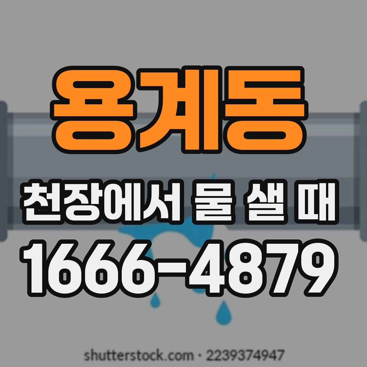 용계동 천장에서 물 샐 때
