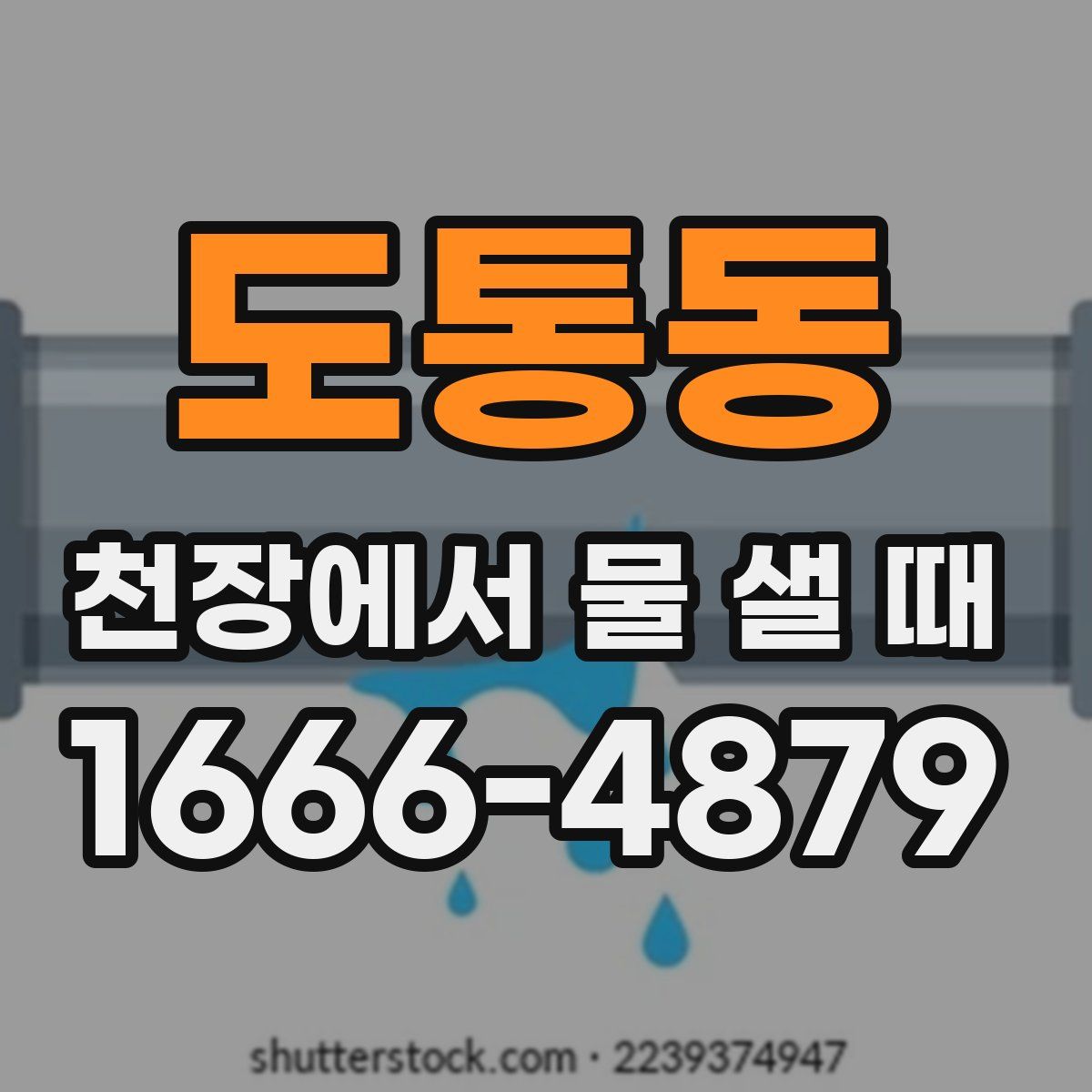도통동 천장에서 물 샐 때