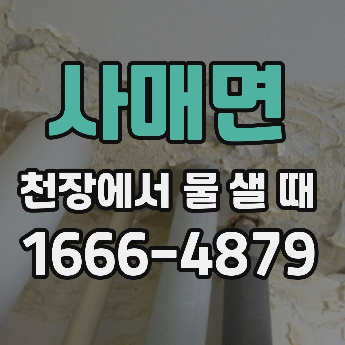사매면 천장에서 물 샐 때