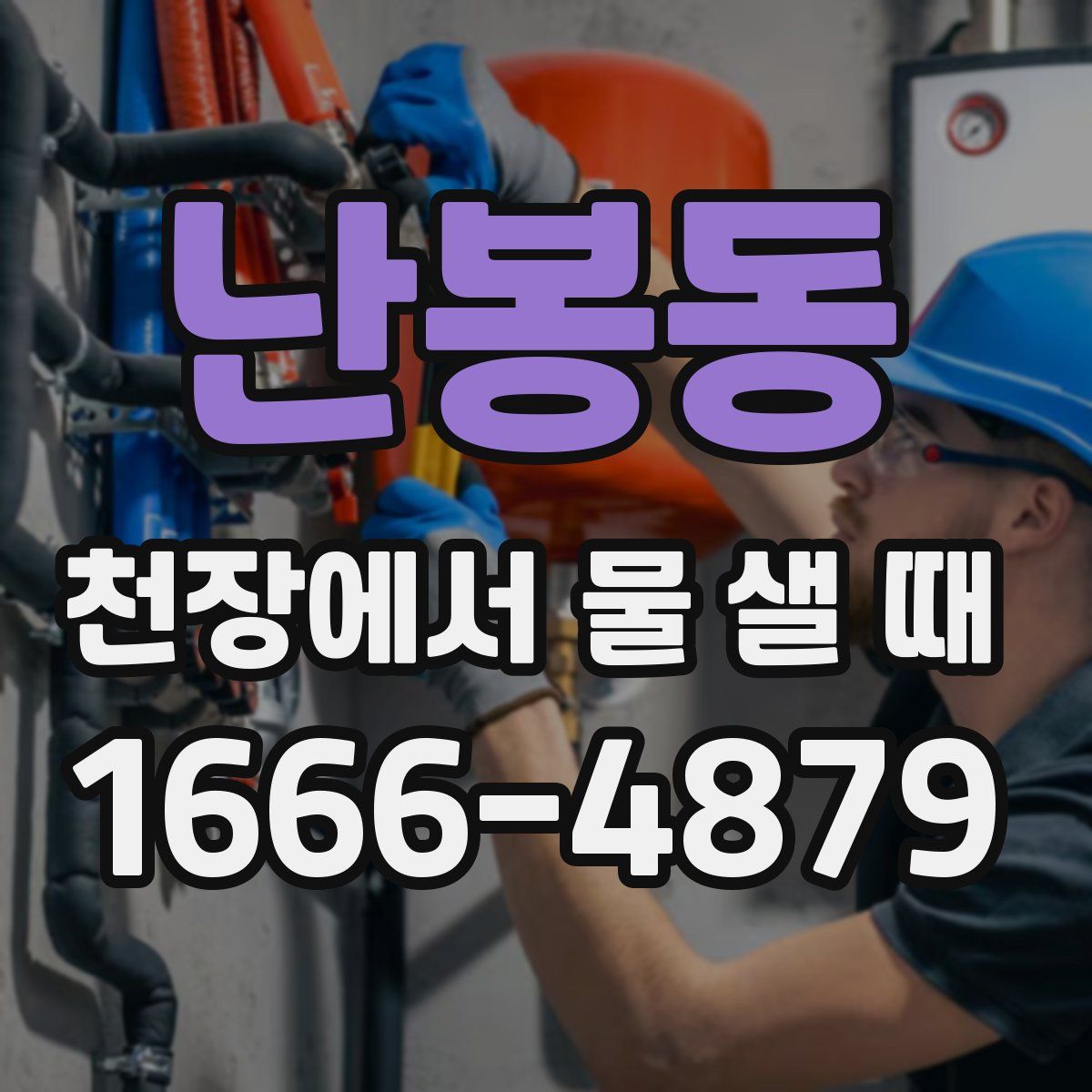난봉동 천장에서 물 샐 때