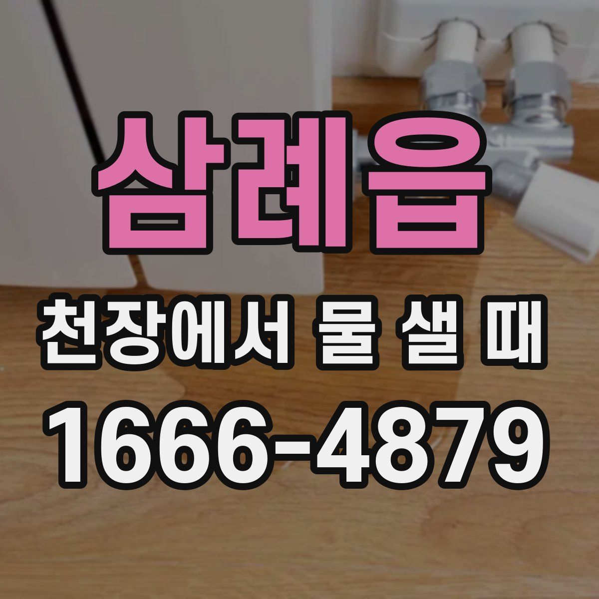 삼례읍 천장에서 물 샐 때