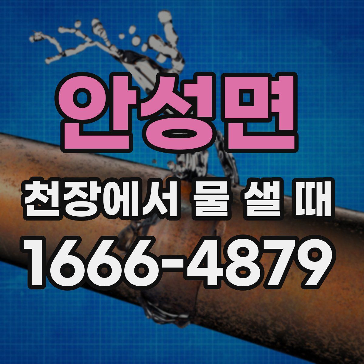 안성면 천장에서 물 샐 때