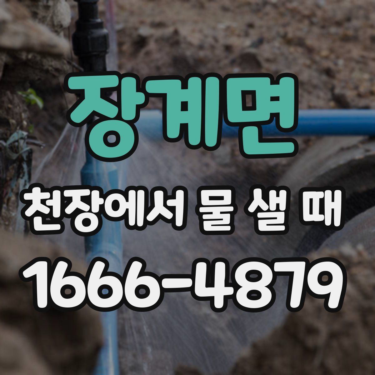 장계면 천장에서 물 샐 때