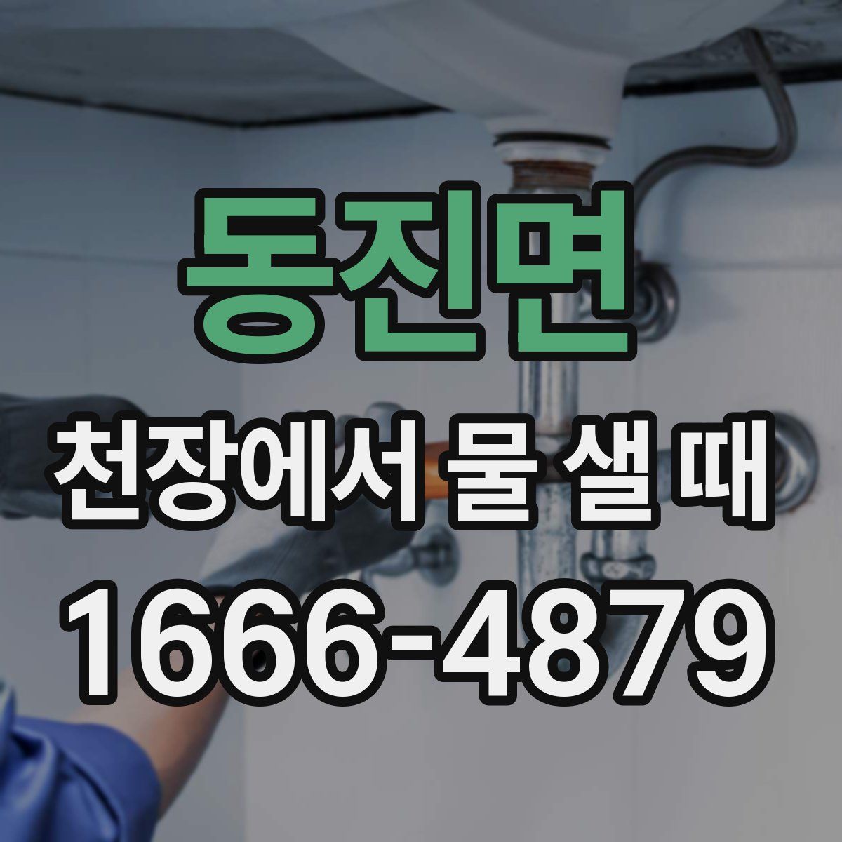 동진면 천장에서 물 샐 때