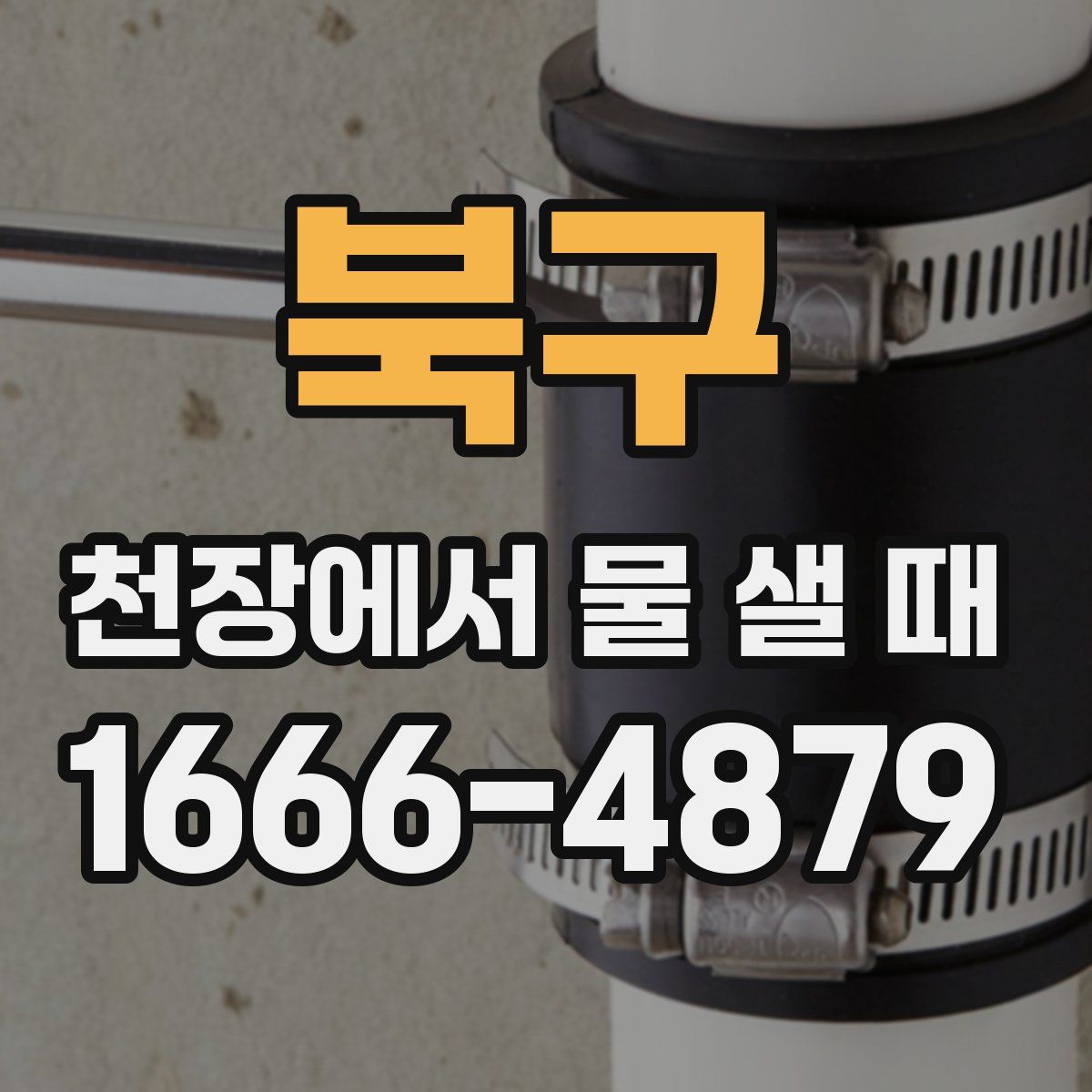 북구 천장에서 물 샐 때