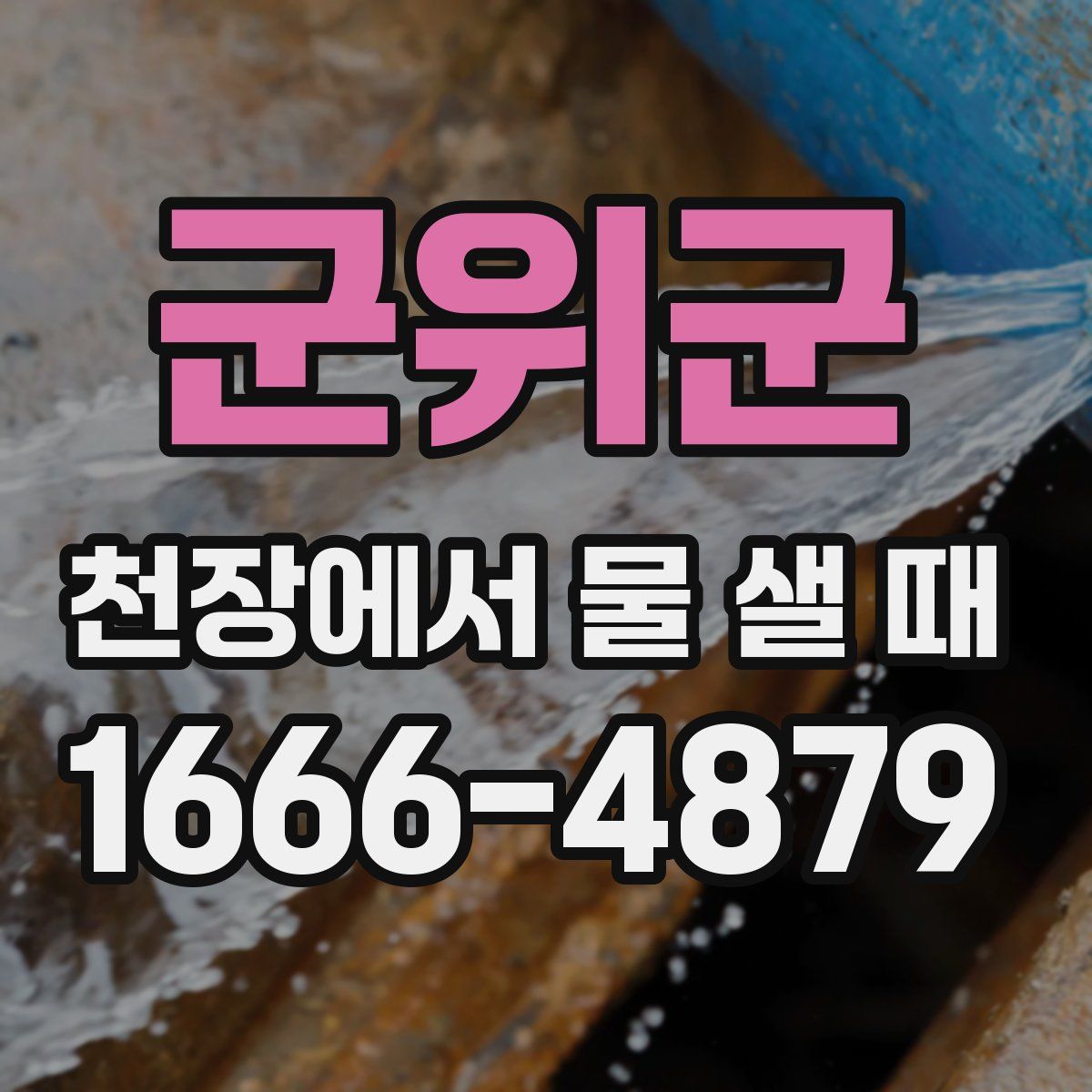 군위군 천장에서 물 샐 때