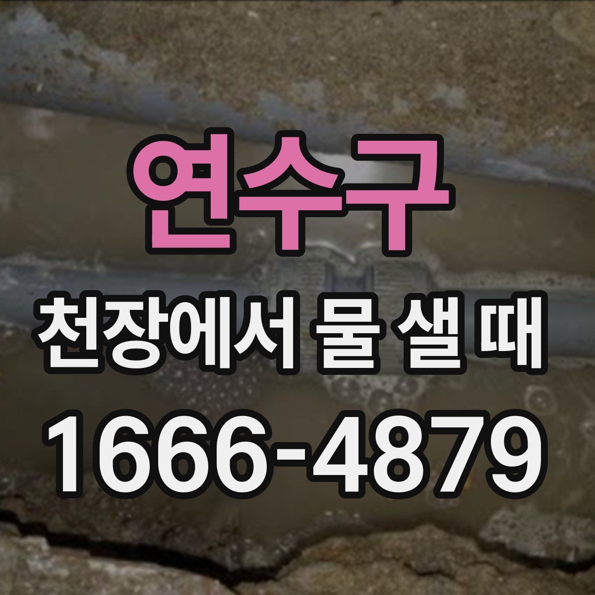 연수구 천장에서 물 샐 때