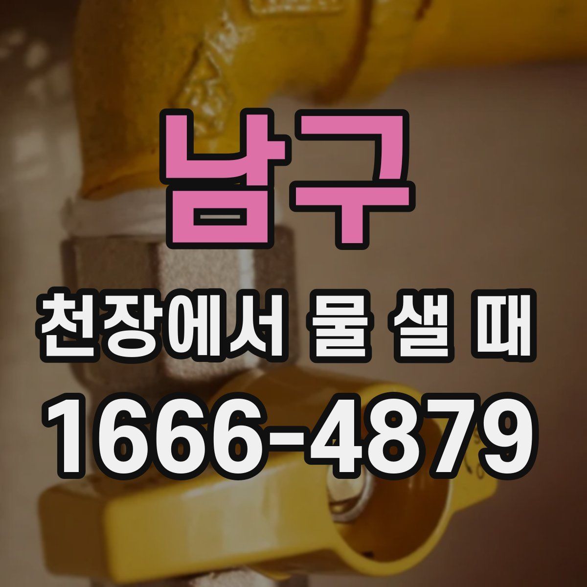 남구 천장에서 물 샐 때