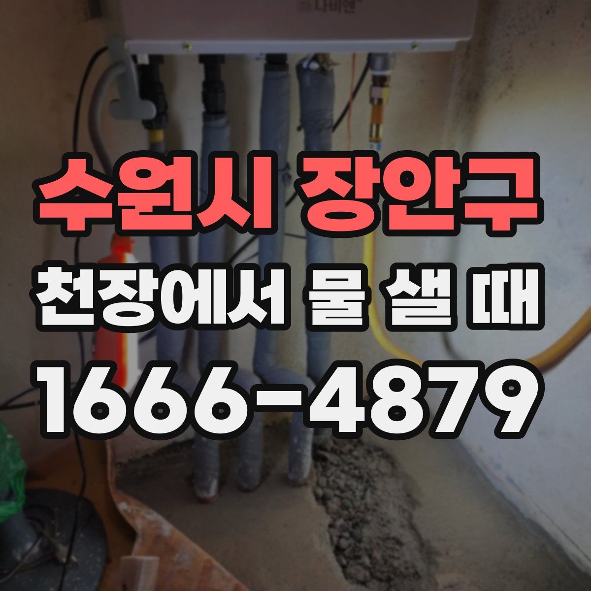 수원시 장안구 천장에서 물 샐 때