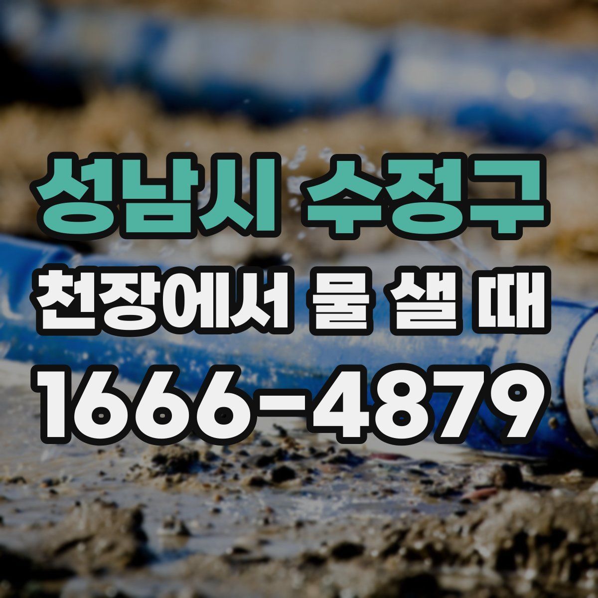 성남시 수정구 천장에서 물 샐 때
