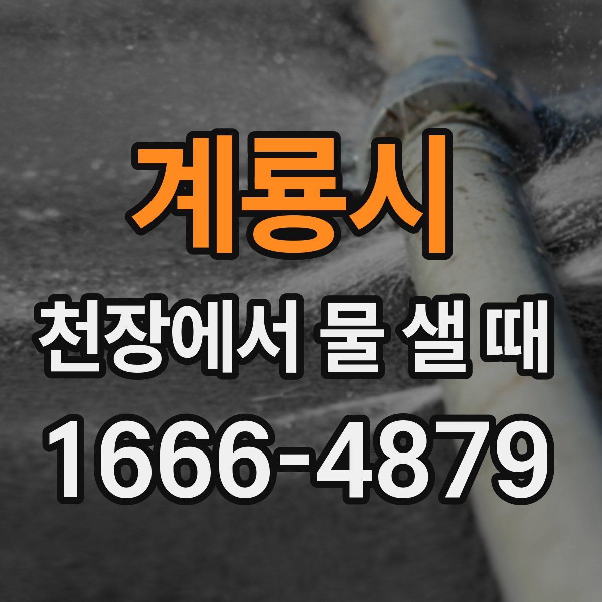 계룡시 천장에서 물 샐 때