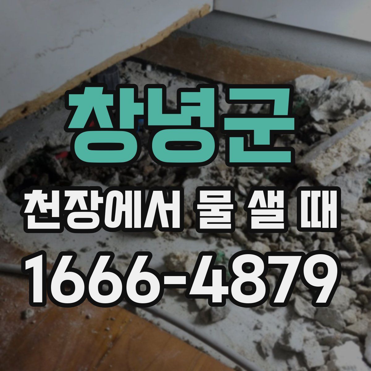 창녕군 천장에서 물 샐 때