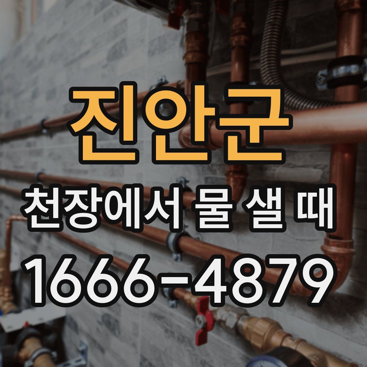 진안군 천장에서 물 샐 때