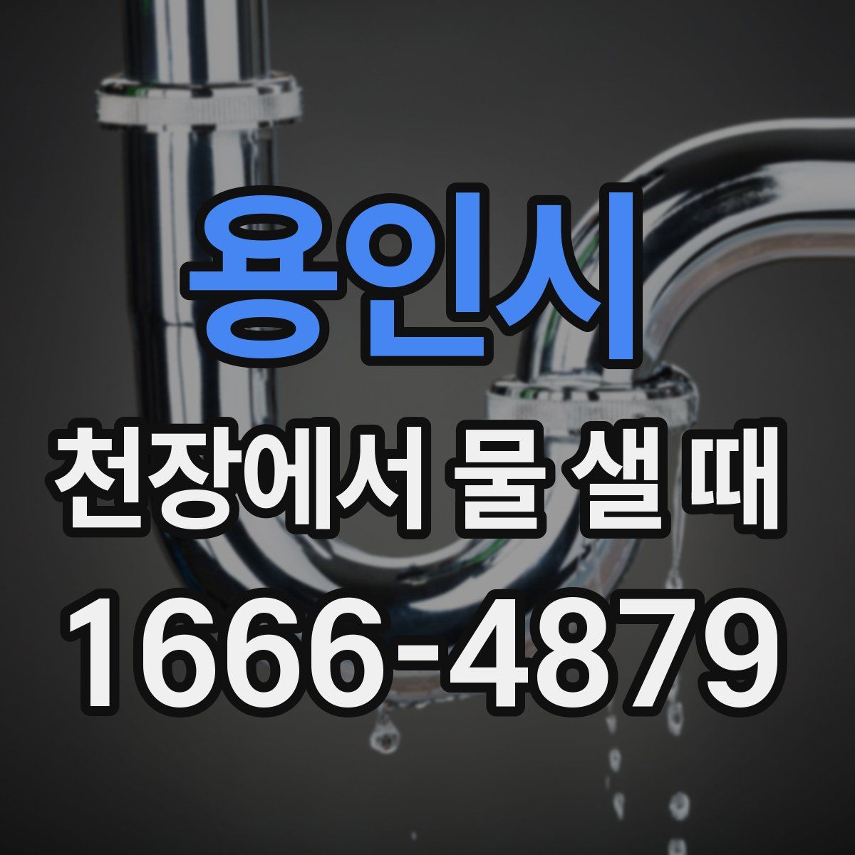 용인시 천장에서 물 샐 때