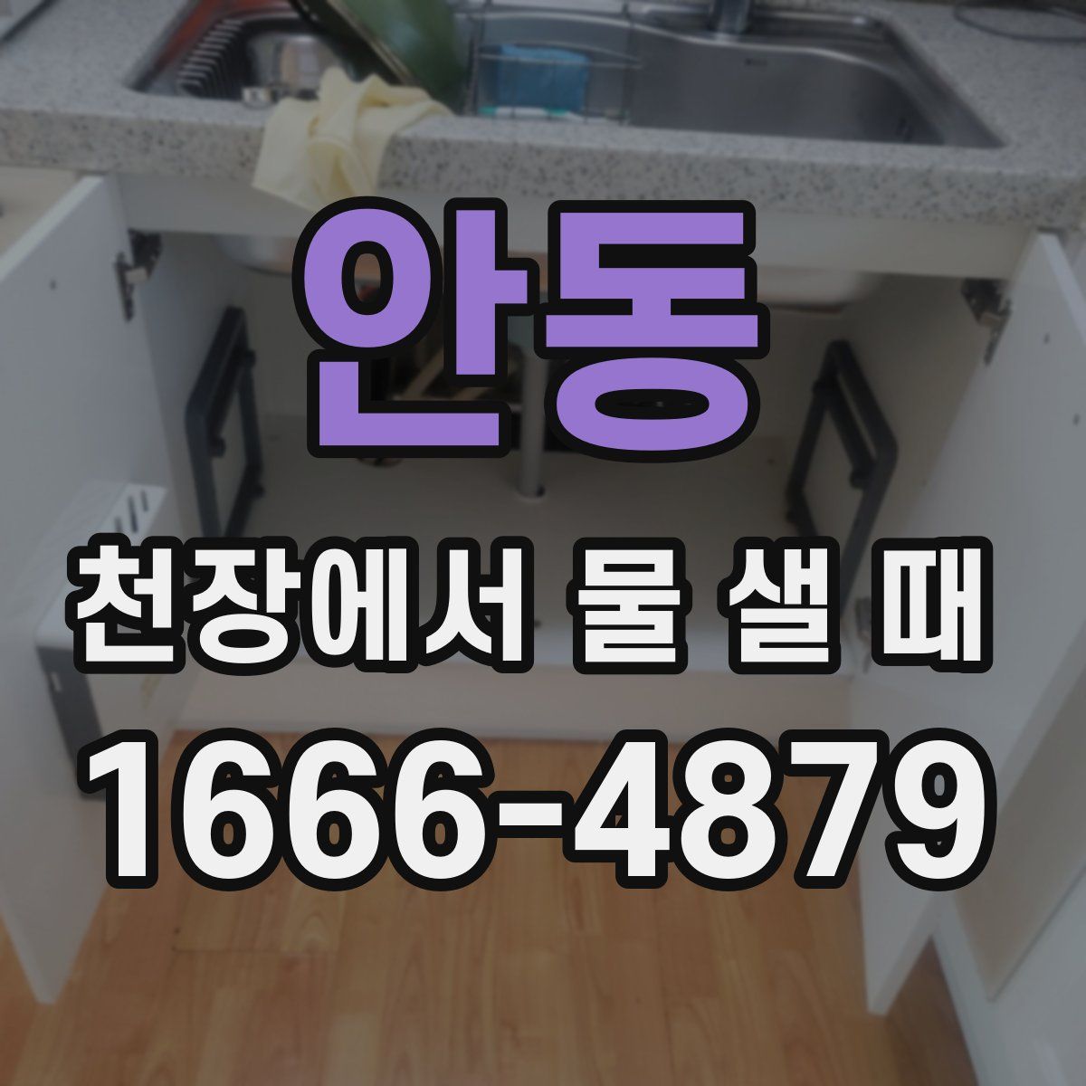 안동 천장에서 물 샐 때