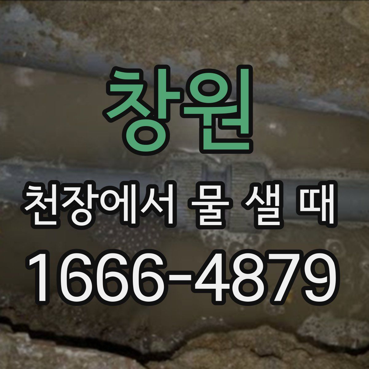 창원 천장에서 물 샐 때