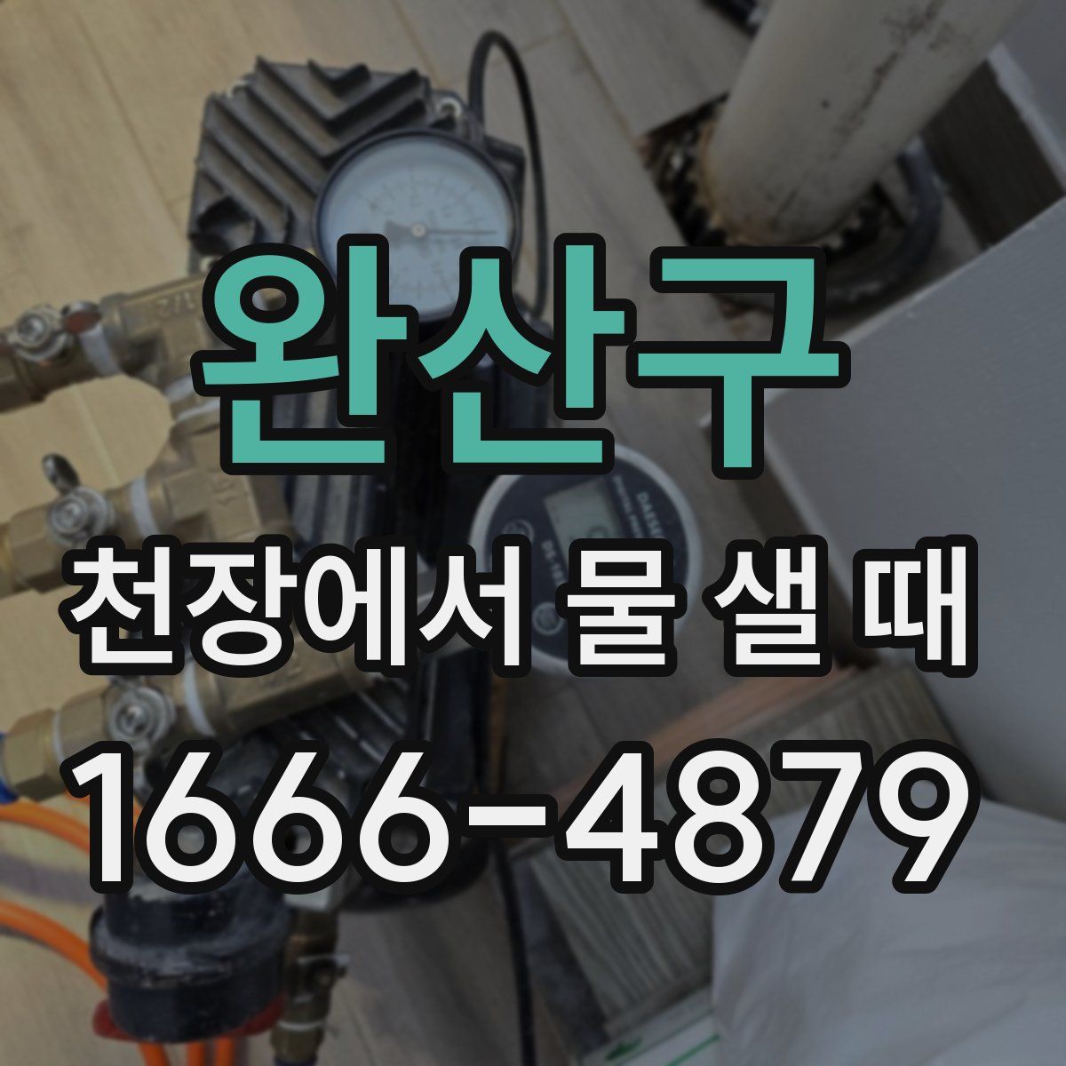 완산구 천장에서 물 샐 때