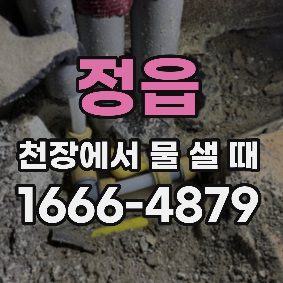 정읍 천장에서 물 샐 때