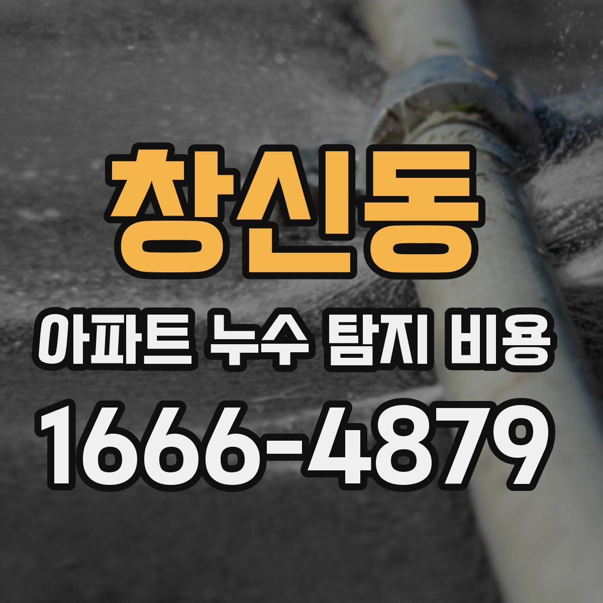 창신동 아파트 누수 탐지 비용