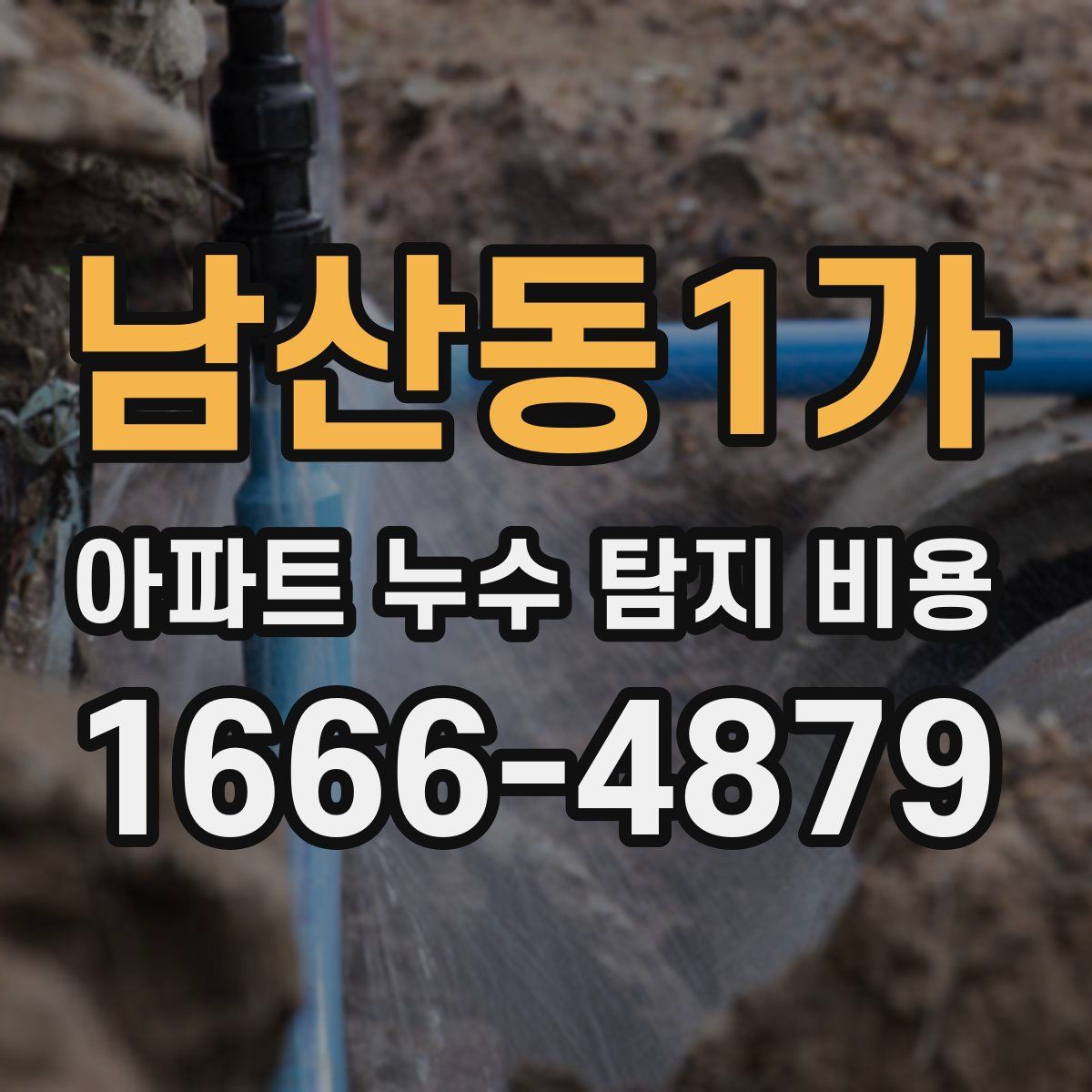 남산동1가 아파트 누수 탐지 비용