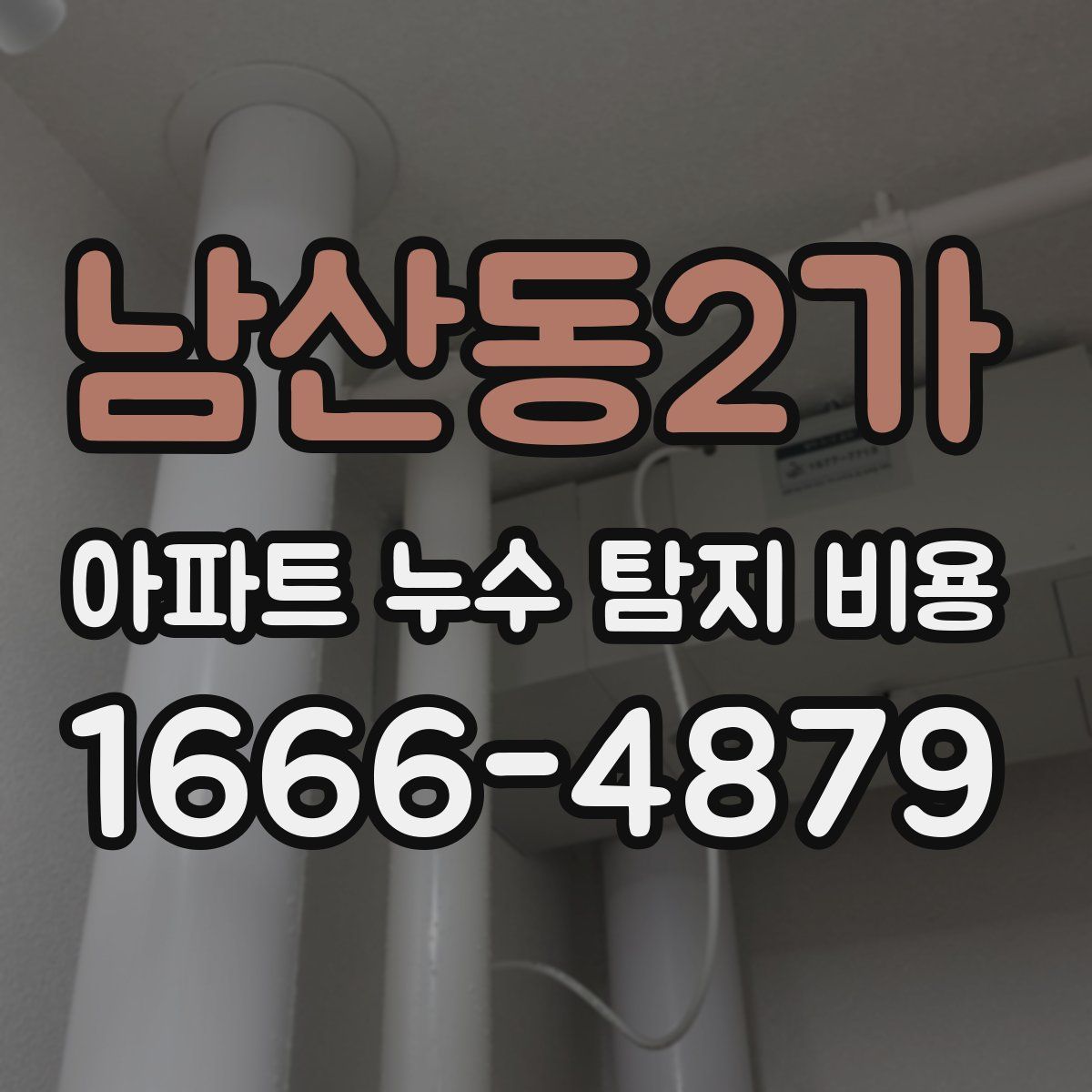 남산동2가 아파트 누수 탐지 비용