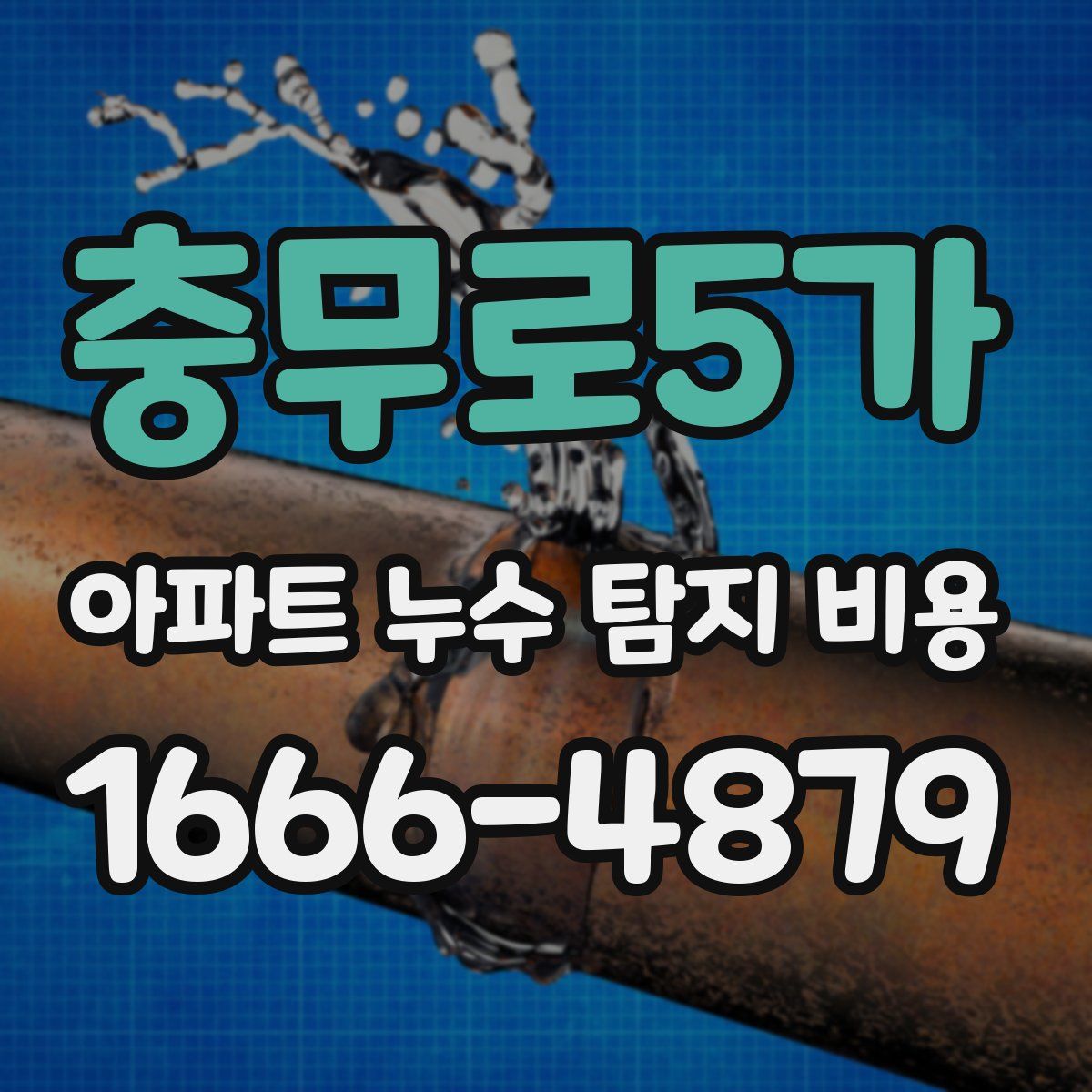 충무로5가 아파트 누수 탐지 비용
