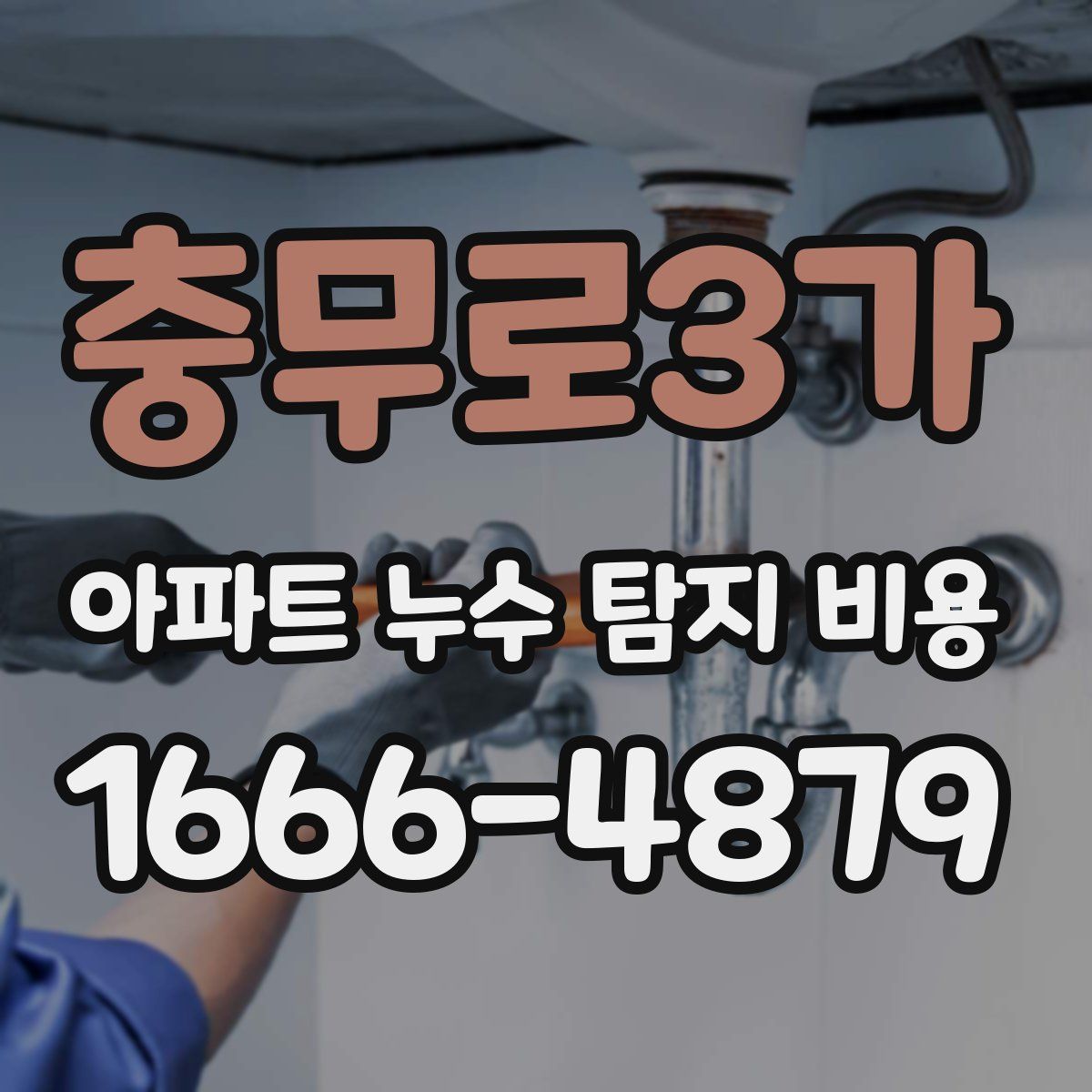 충무로3가 아파트 누수 탐지 비용