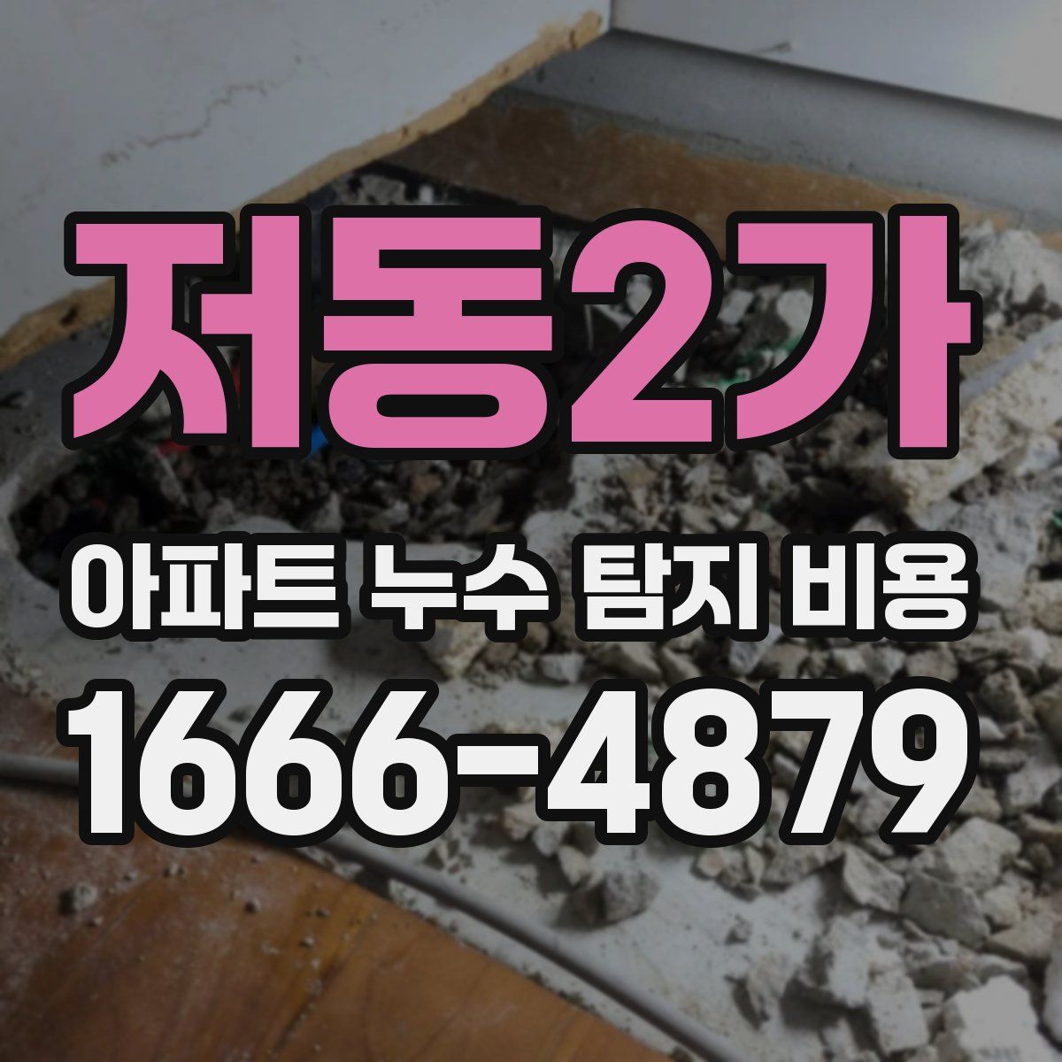 저동2가 아파트 누수 탐지 비용
