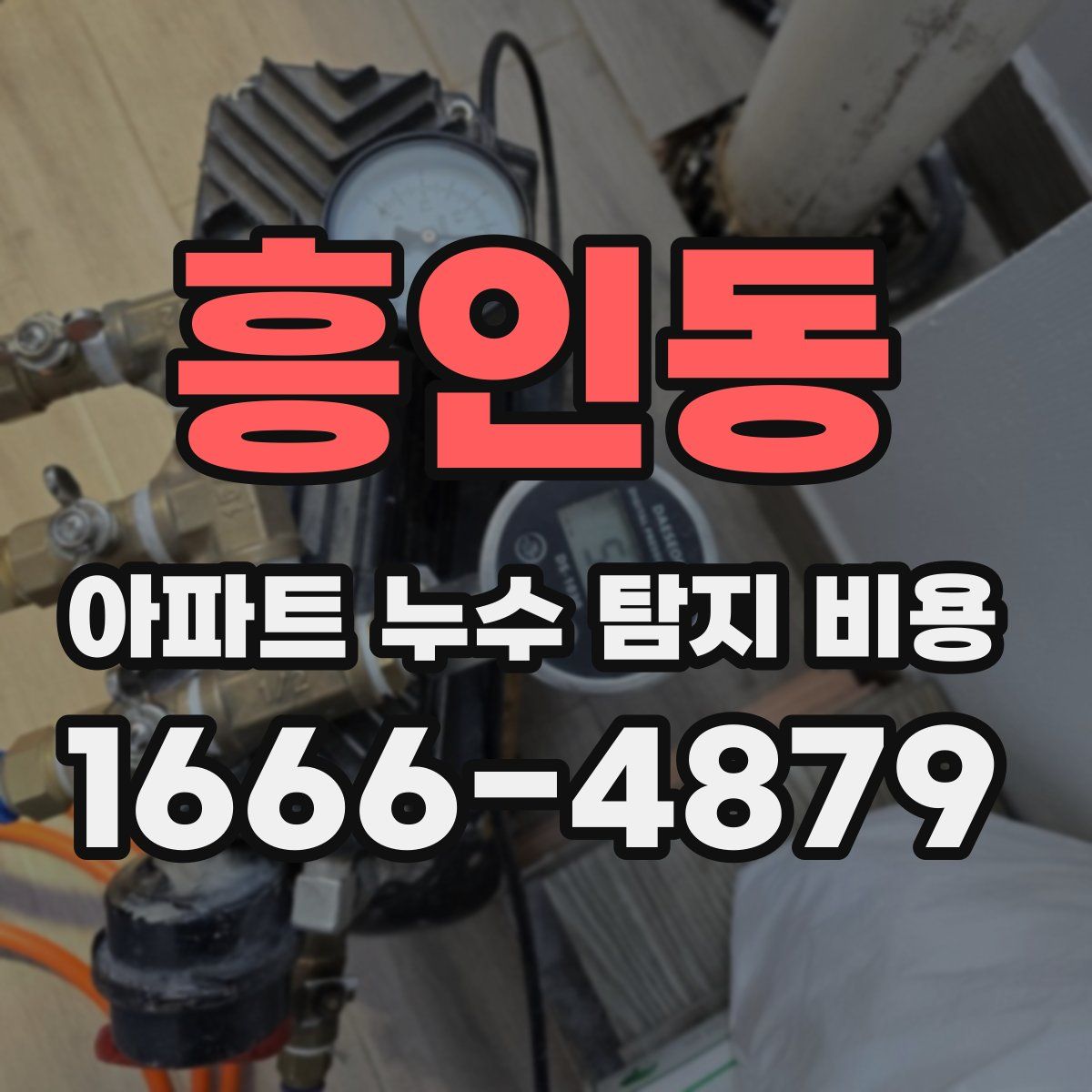 흥인동 아파트 누수 탐지 비용
