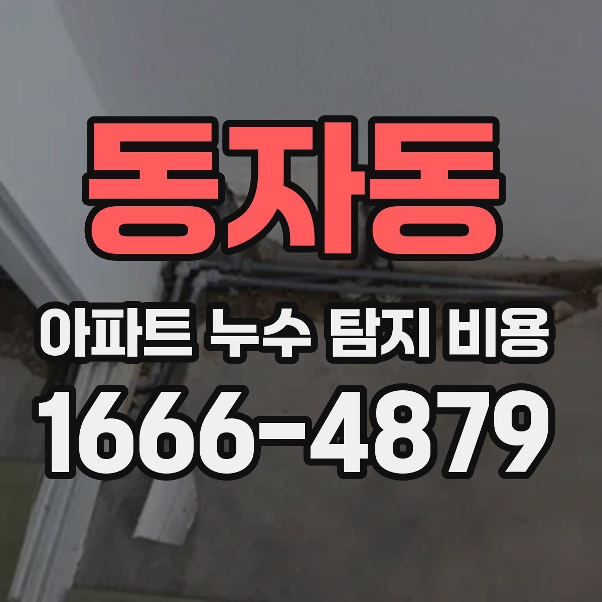 동자동 아파트 누수 탐지 비용