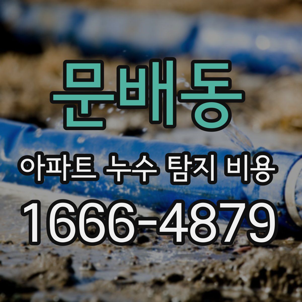 문배동 아파트 누수 탐지 비용