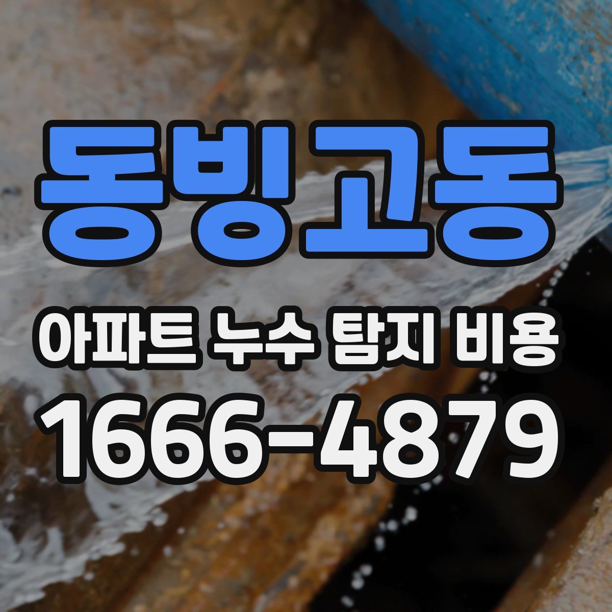 동빙고동 아파트 누수 탐지 비용