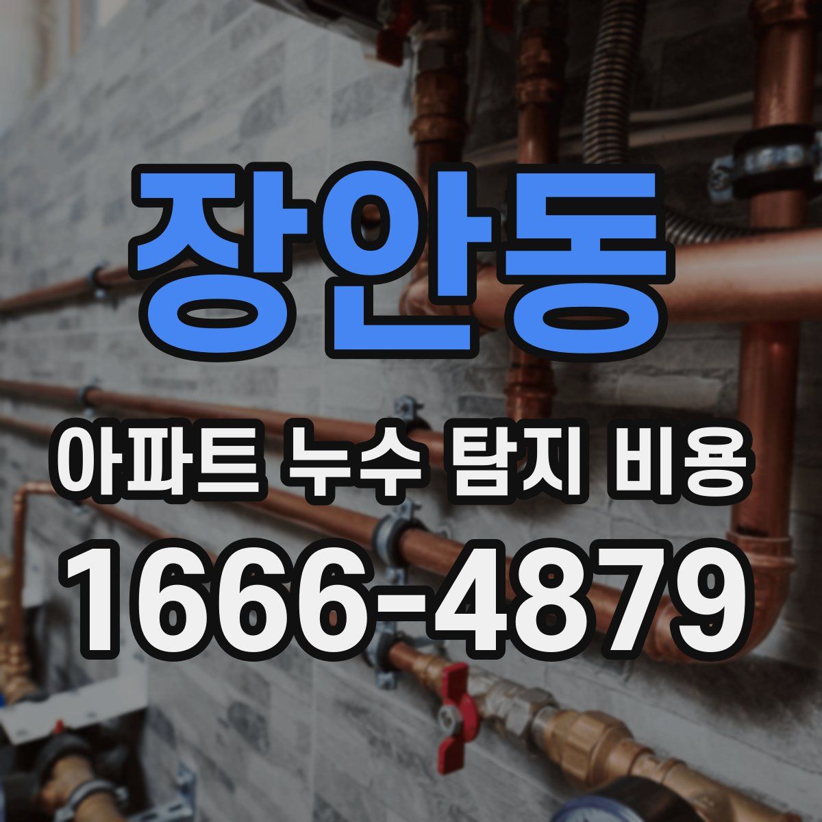장안동 아파트 누수 탐지 비용