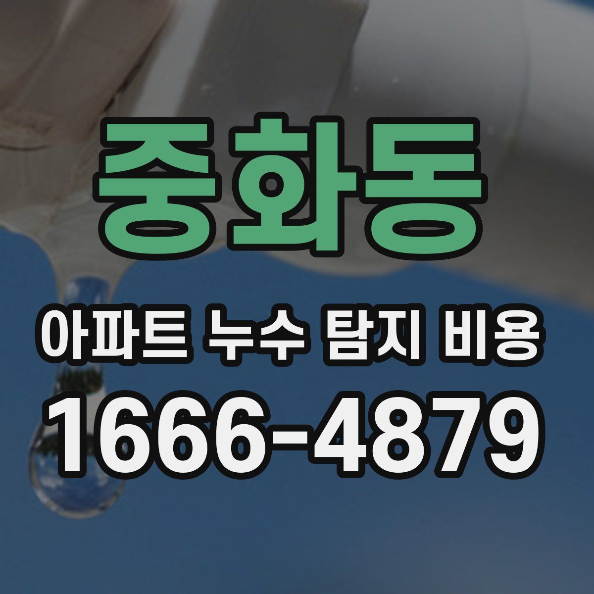 중화동 아파트 누수 탐지 비용