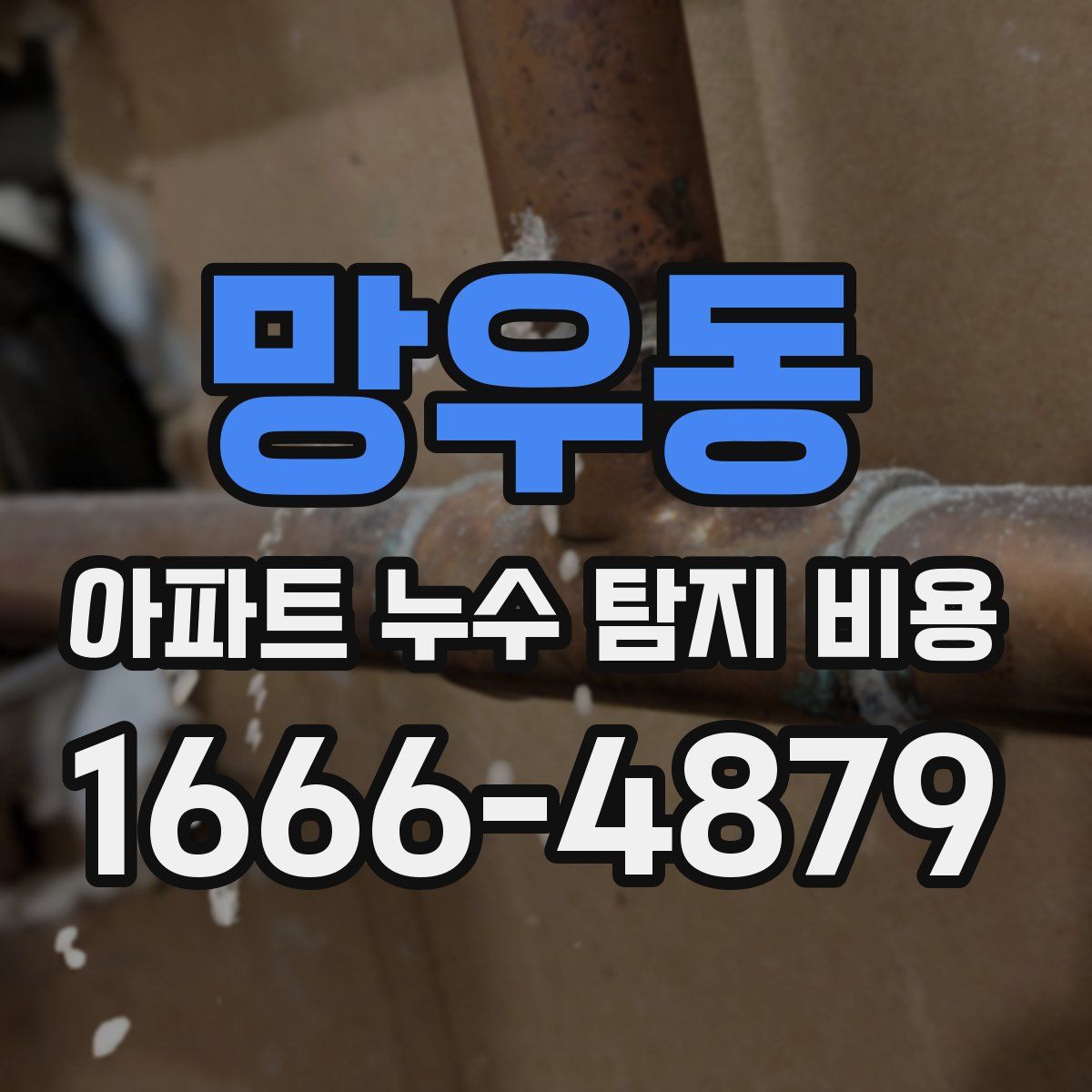 망우동 아파트 누수 탐지 비용