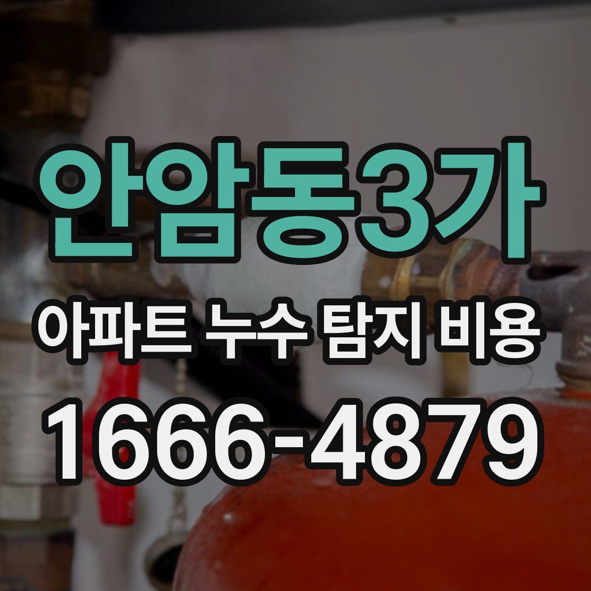 안암동3가 아파트 누수 탐지 비용