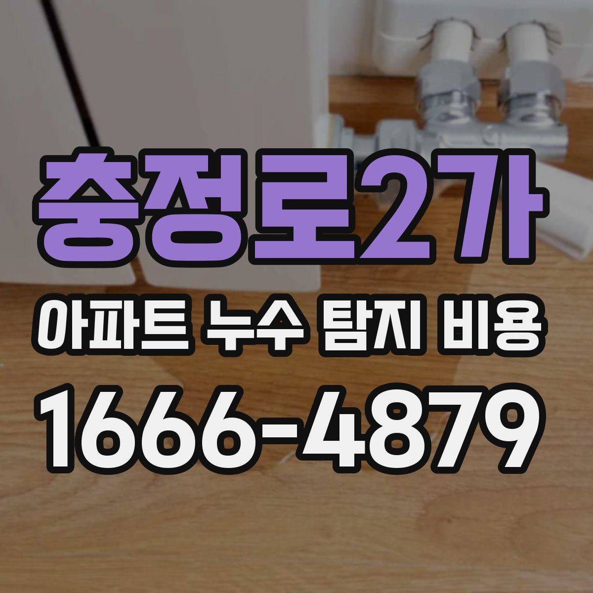 충정로2가 아파트 누수 탐지 비용