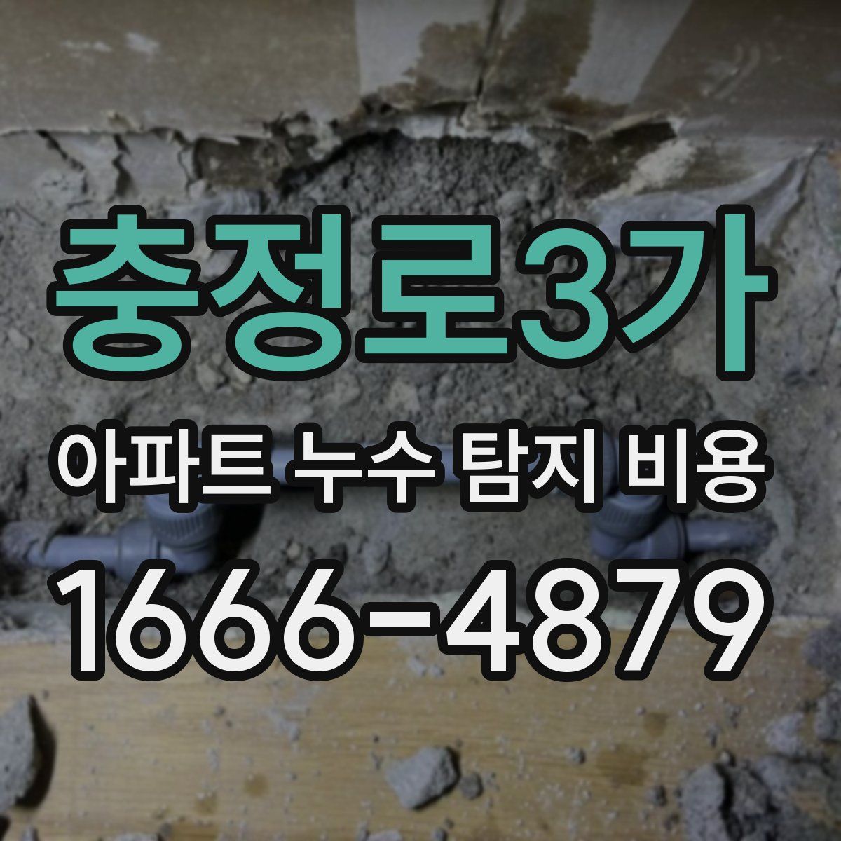 충정로3가 아파트 누수 탐지 비용