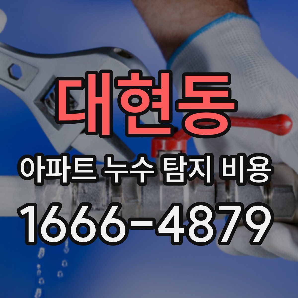 대현동 아파트 누수 탐지 비용