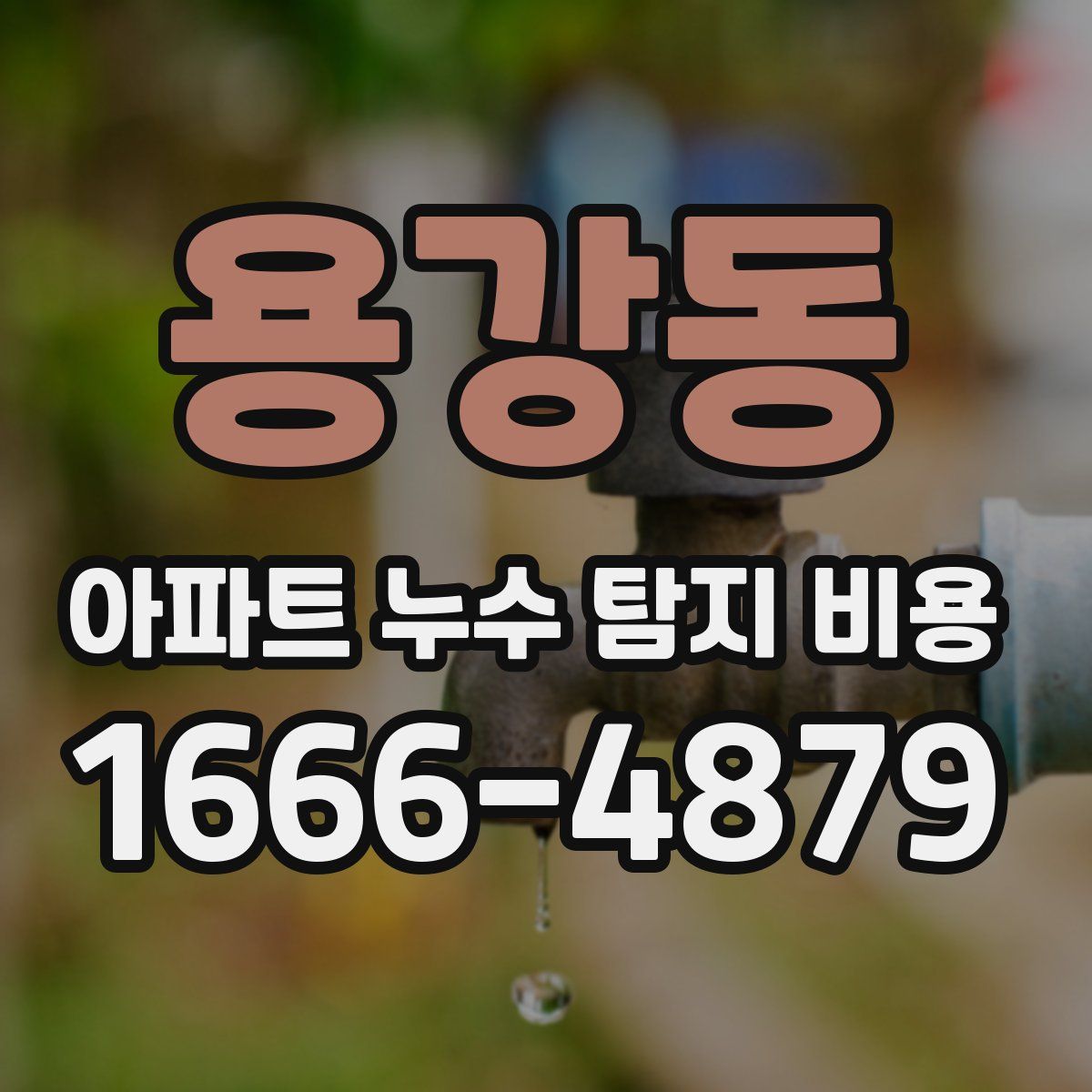 용강동 아파트 누수 탐지 비용