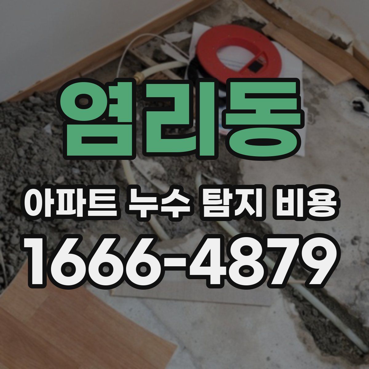 염리동 아파트 누수 탐지 비용