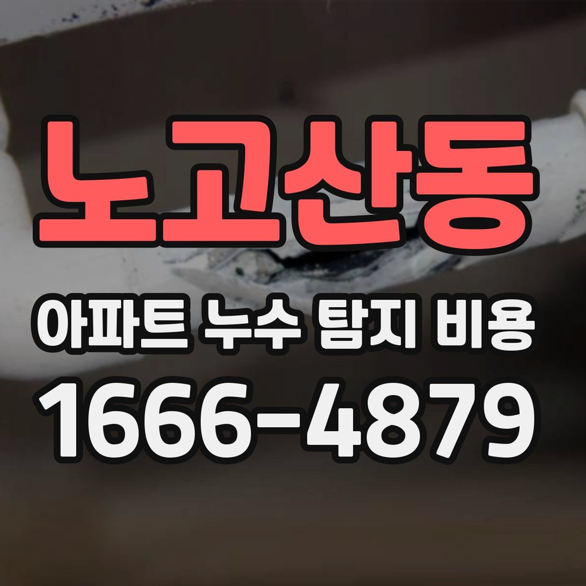 노고산동 아파트 누수 탐지 비용