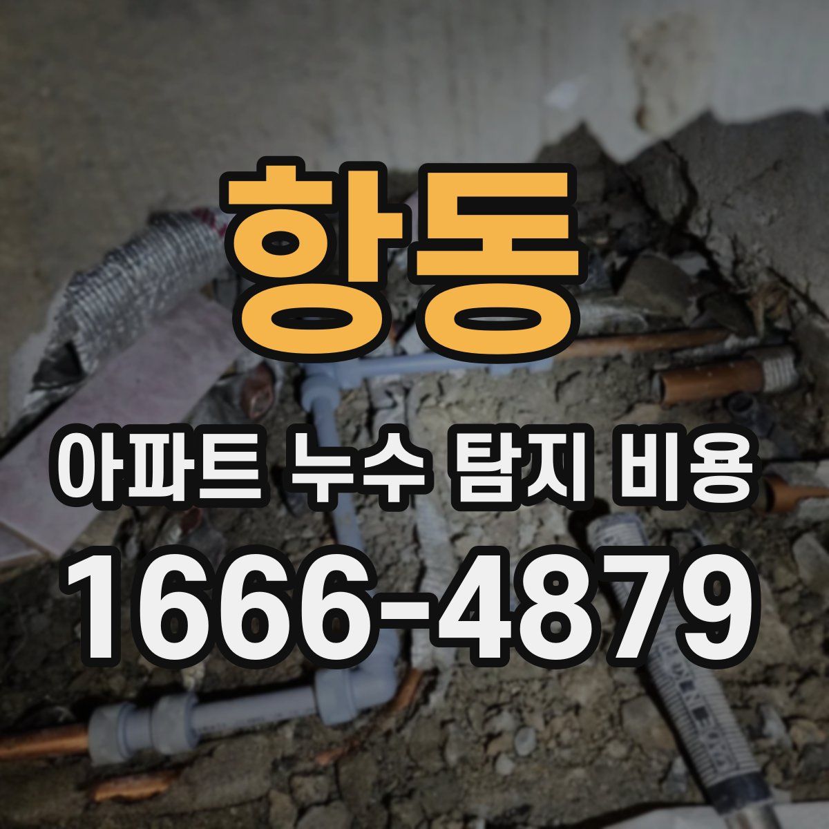 항동 아파트 누수 탐지 비용